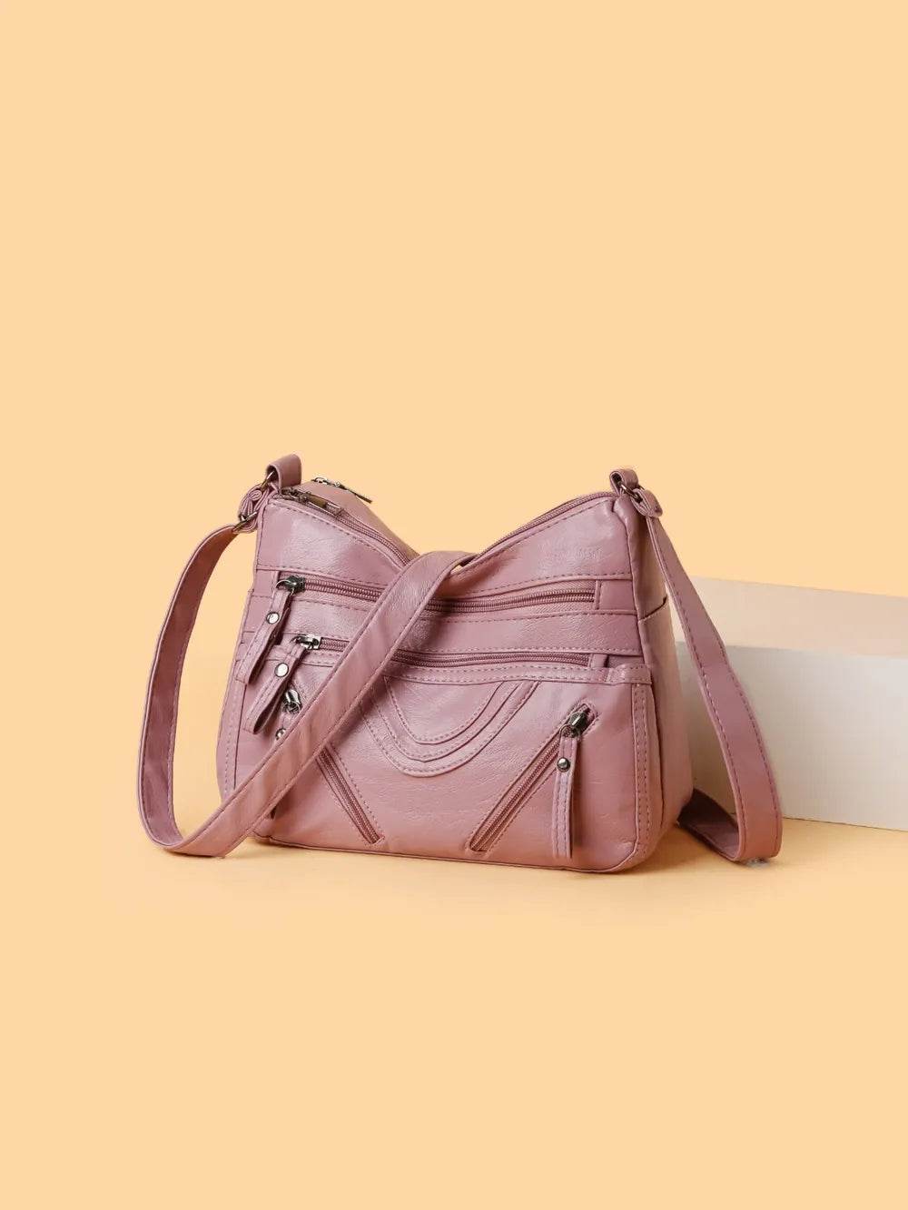 PU Multi-Compartment Crossbody Bag - Millivan supplies