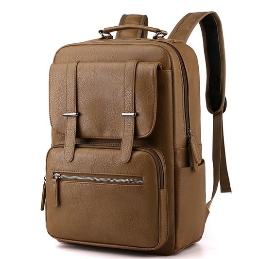 Le Randonneur — Men's Waterproof PU Leather Backpack