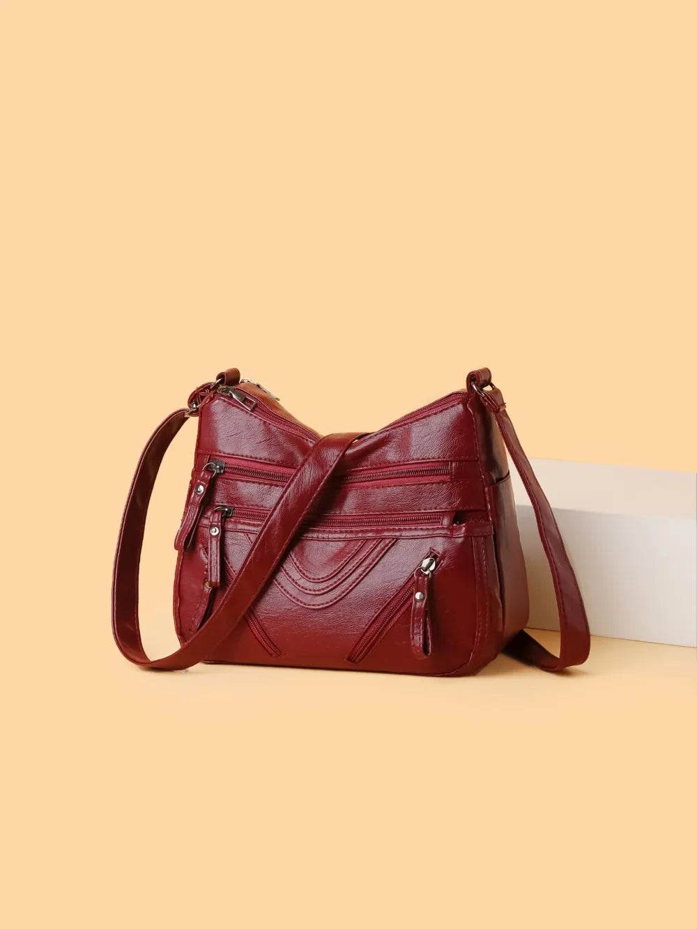 PU Multi-Compartment Crossbody Bag - Millivan supplies
