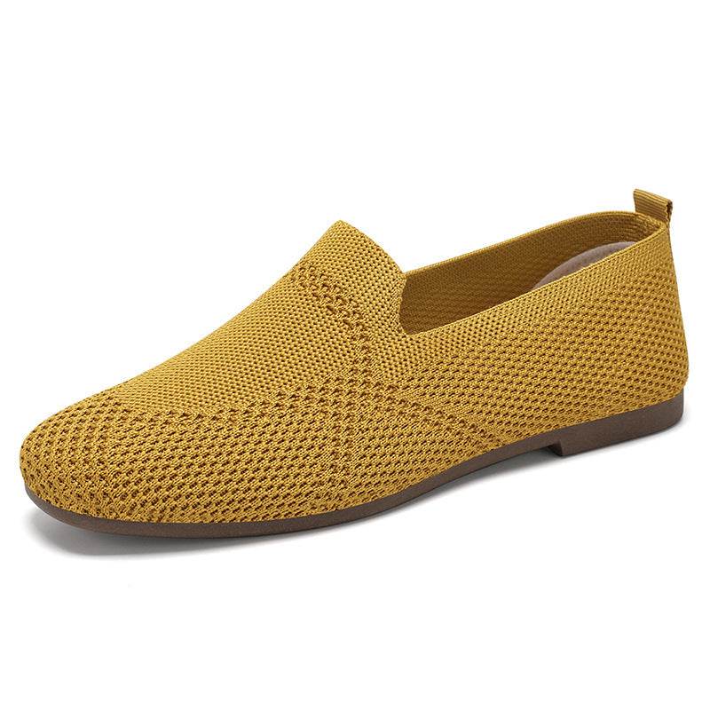Flyknit Shoes Casual Flat Shoes Women - Millivan supplies