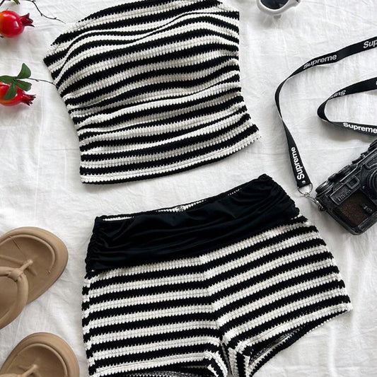 Shorts Suit Hot Pants Two-piece Set For Women