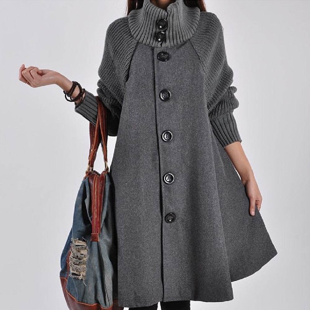 Fashion Mid-length Trench Coat For Women - Millivan supplies