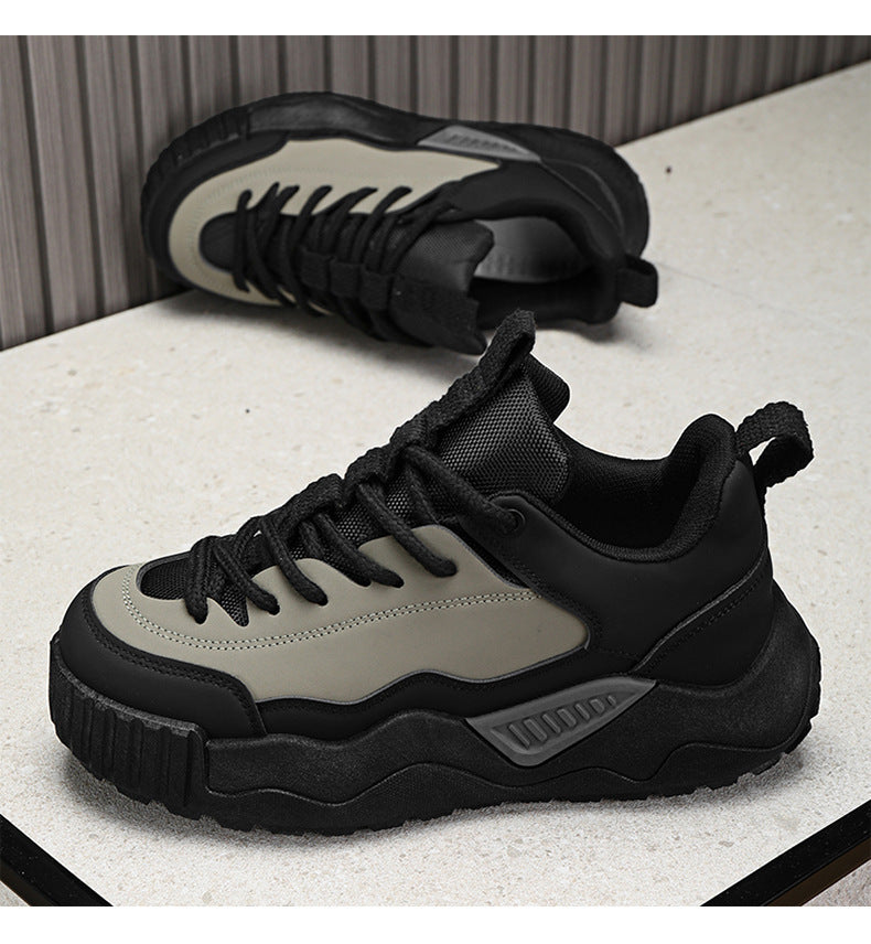 Male Leather Platform Fashion Casual Shoes