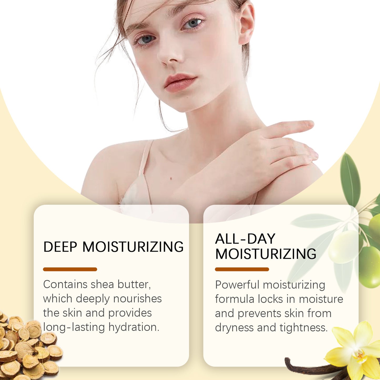 Vanilla Body Moisturizer Mild Nourishing And Hydrating
