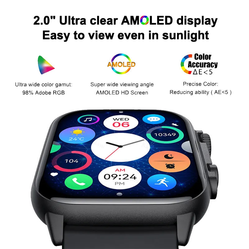 Multifunctional Bluetooth Call Smartwatch - Health Monitor