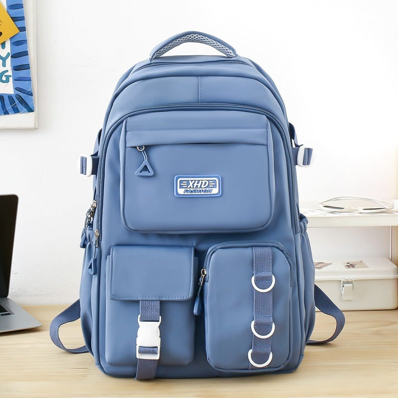 Cartoon Graffiti High School Student Large Capacity Schoolbag