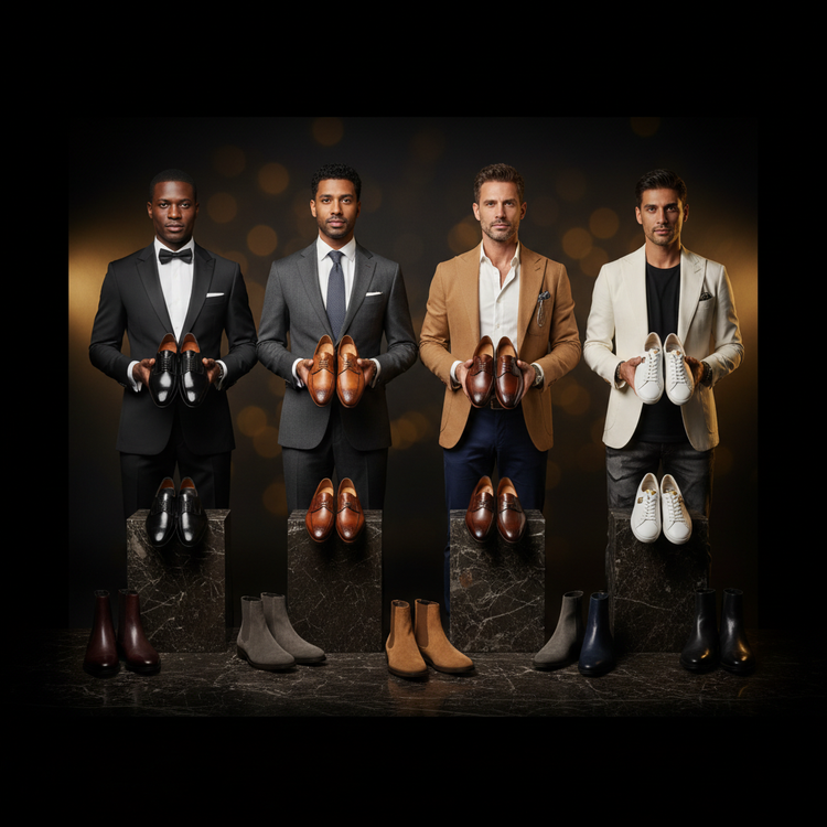 Discover our Men's Shoes Collection featuring high-quality, stylish footwear for every occasion. Shop now for the perfect blend of comfort and fashion.