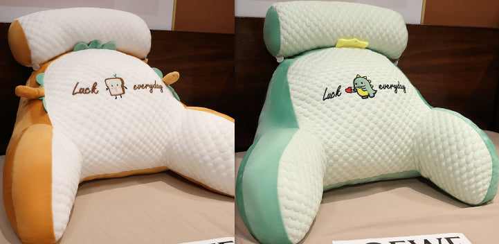 Triangle Reading Cushion - Fluffy Backrest Pillow