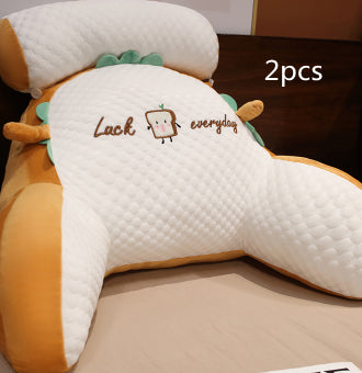 Triangle Reading Cushion - Fluffy Backrest Pillow