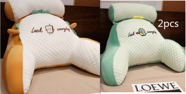 Triangle Reading Cushion - Fluffy Backrest Pillow