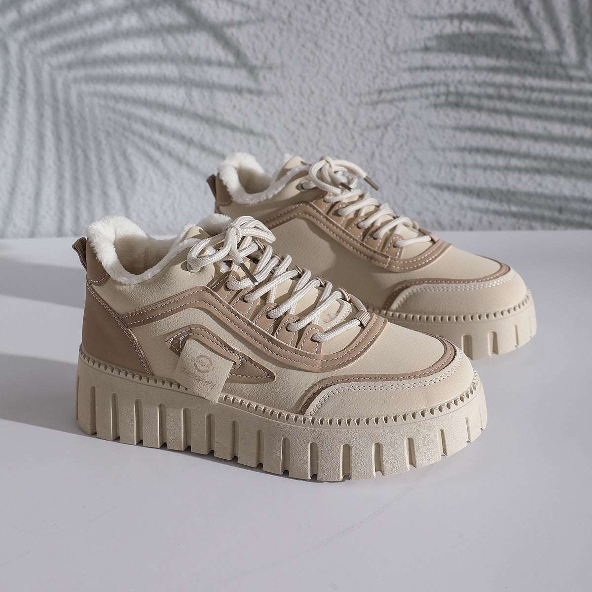 Versatile Casual Sports Sneakers With Thick Soles