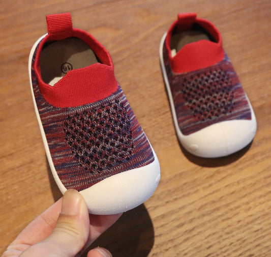 Unisex Baby Toddler Shoes - Soft Bottom Red Shoes for Toddlers