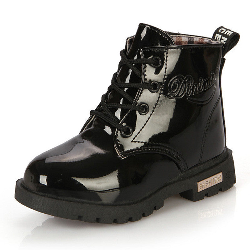 Boys' Martin Boots - Children's Korean Style Short Boots Red