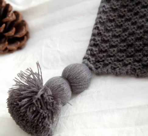 Nordic Fringed Knit Ball Blanket Wool Blanket Office Air Conditioning Lunch Break Shawl Sofa Leisure Blanket - Acrylic 900g