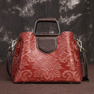 Genuine Leather Handbags Fashion Messenger Bags Cowhide Handbags - Millivan supplies 