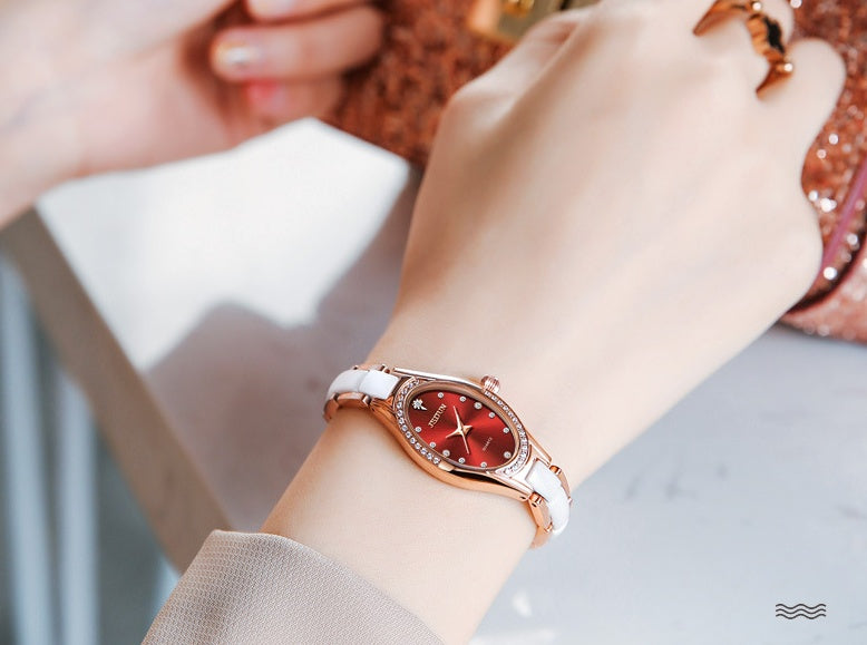Jinshidun Ladies Watch - Waterproof Quartz Fashion