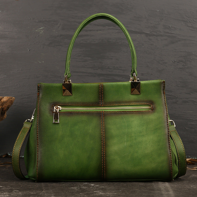Botanica Vintage Leather Square Bag