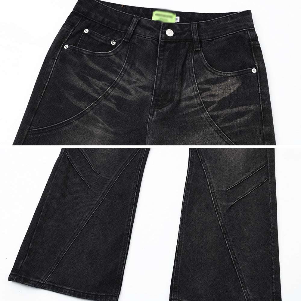 Loose Fit Denim Trousers | Unisex | Black | S–2XL