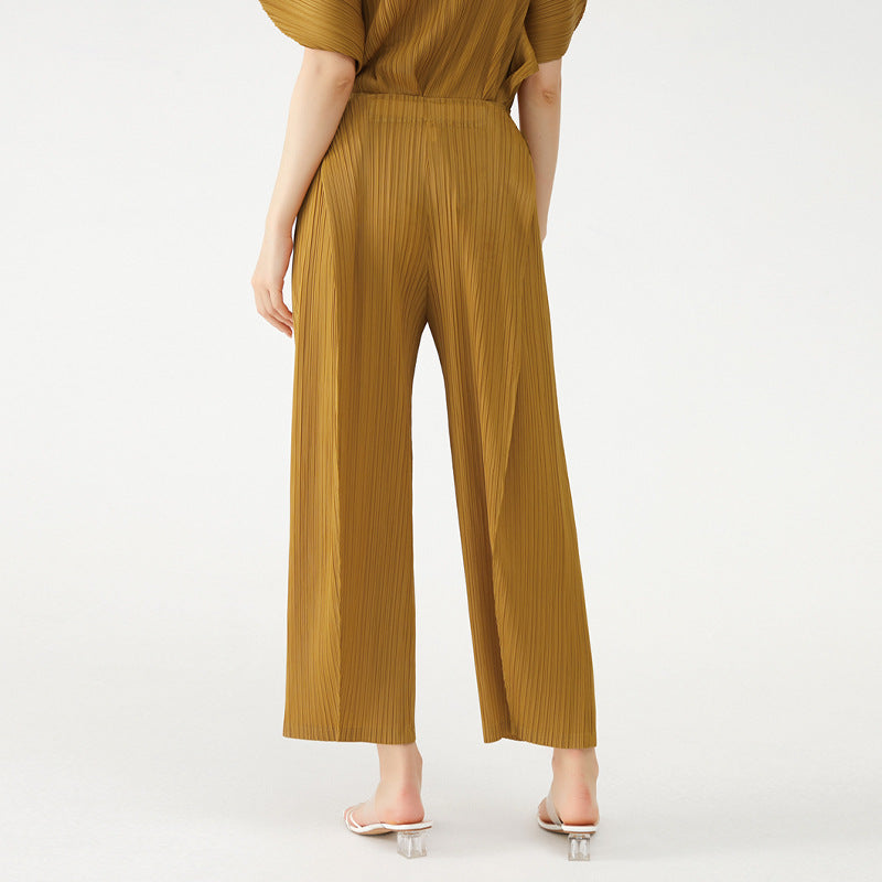 The Pantalon Drapé Plissé