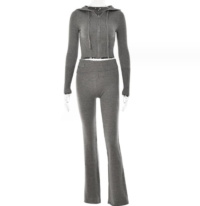 The Velour Zip Lounge Set