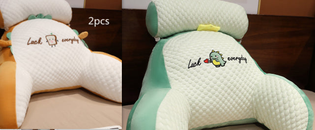 Triangle Reading Cushion - Fluffy Backrest Pillow