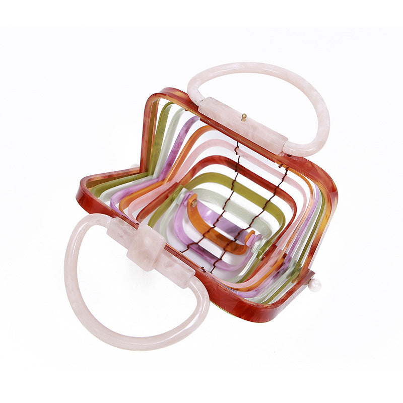 Acrylic hollow handbag