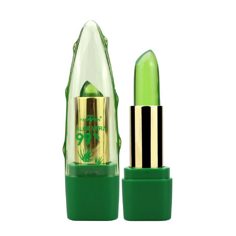 Waterproof long-lasting aloe vera lipstick gloss with fine-grain lip care

