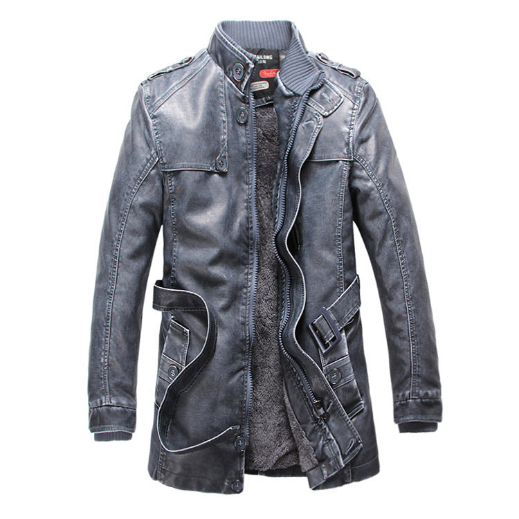 Denim jacket with a white background