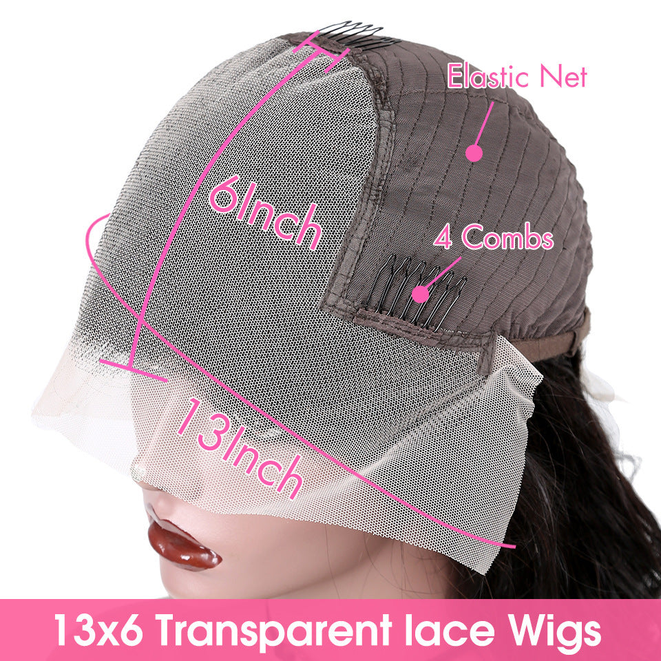Piano Inter-color Highlight Curly Lace Wig - Hand-Woven Human Hair Wig