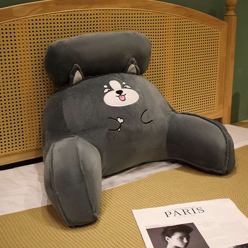 Triangle Reading Cushion - Fluffy Backrest Pillow