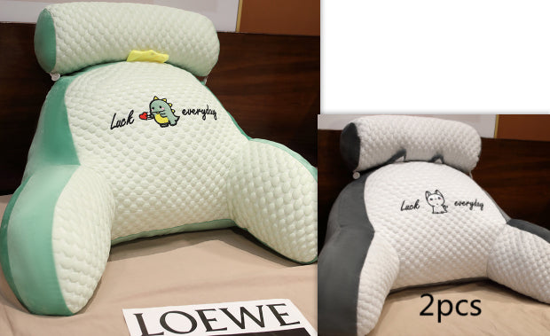 Triangle Reading Cushion - Fluffy Backrest Pillow