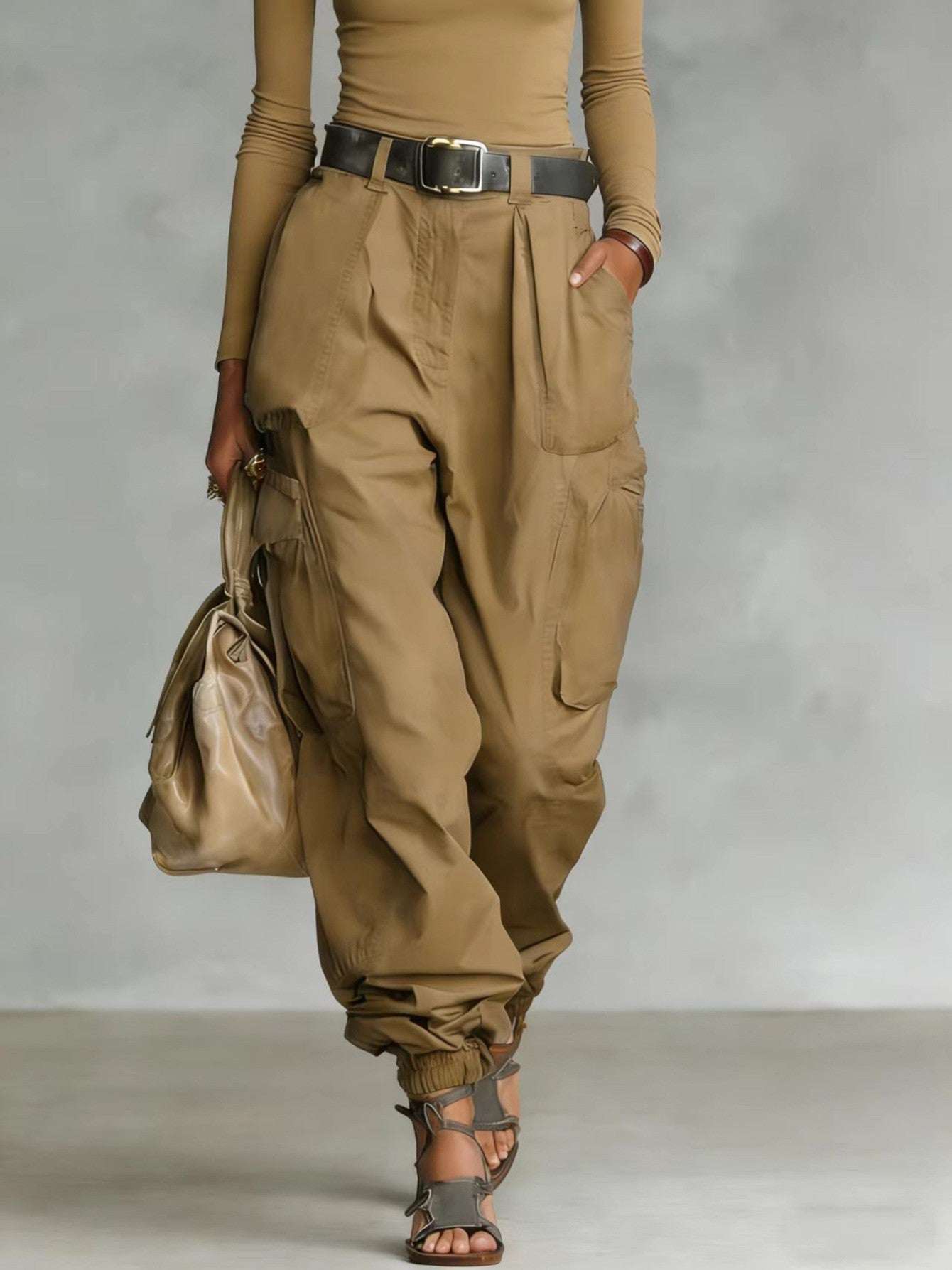 Women's High-Waist Loose Wide-Leg Trousers | 12 Colours | S–2XL