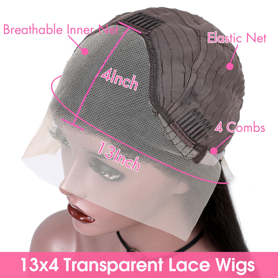 Piano Inter-color Highlight Curly Lace Wig - Hand-Woven Human Hair Wig