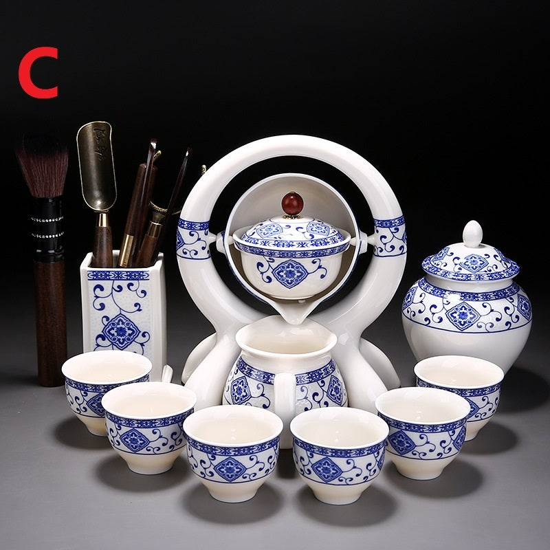 Blue And White Ceramic Creative Teapot Teacup Set - Kung Fu Tea Set Porcelain