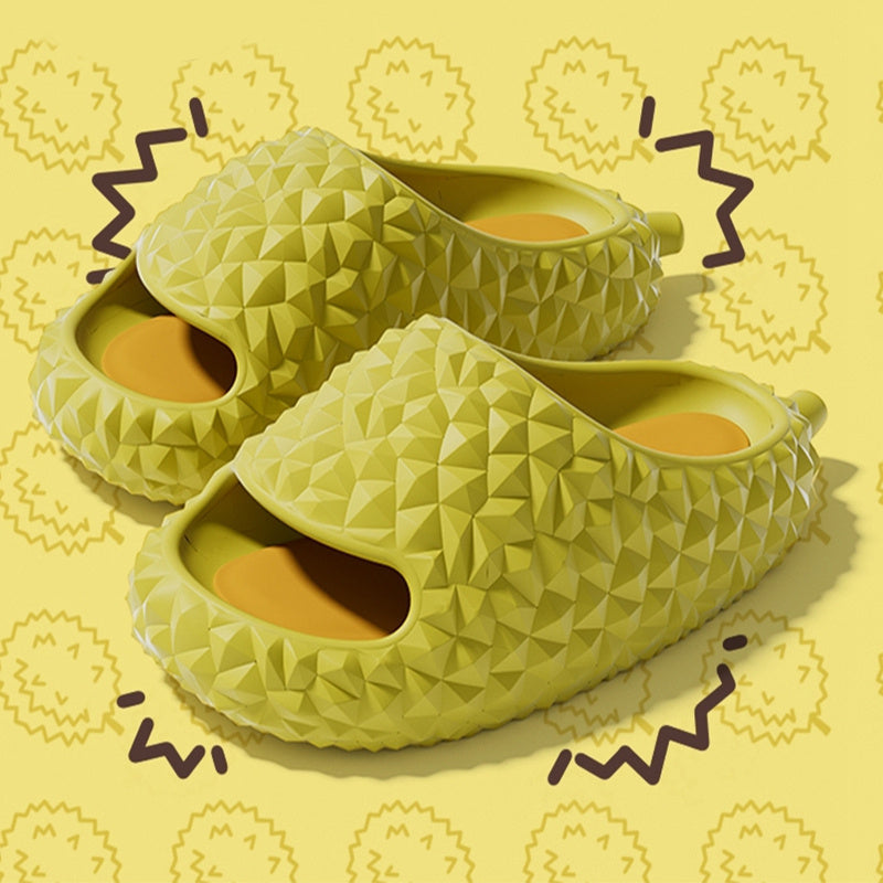 Durian Slippers Unique Design Peep-toe Home Shoes - Cute Bathroom Slippers