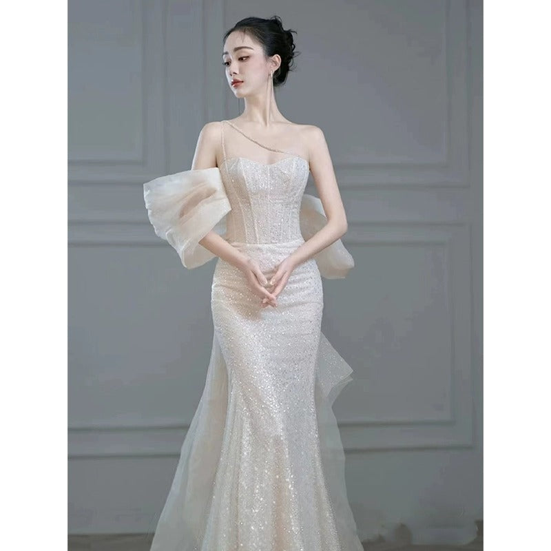 The Sable Fishtail Bridal Gown