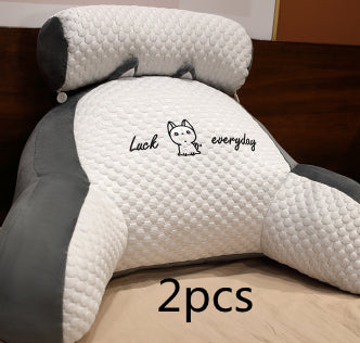 Triangle Reading Cushion - Fluffy Backrest Pillow