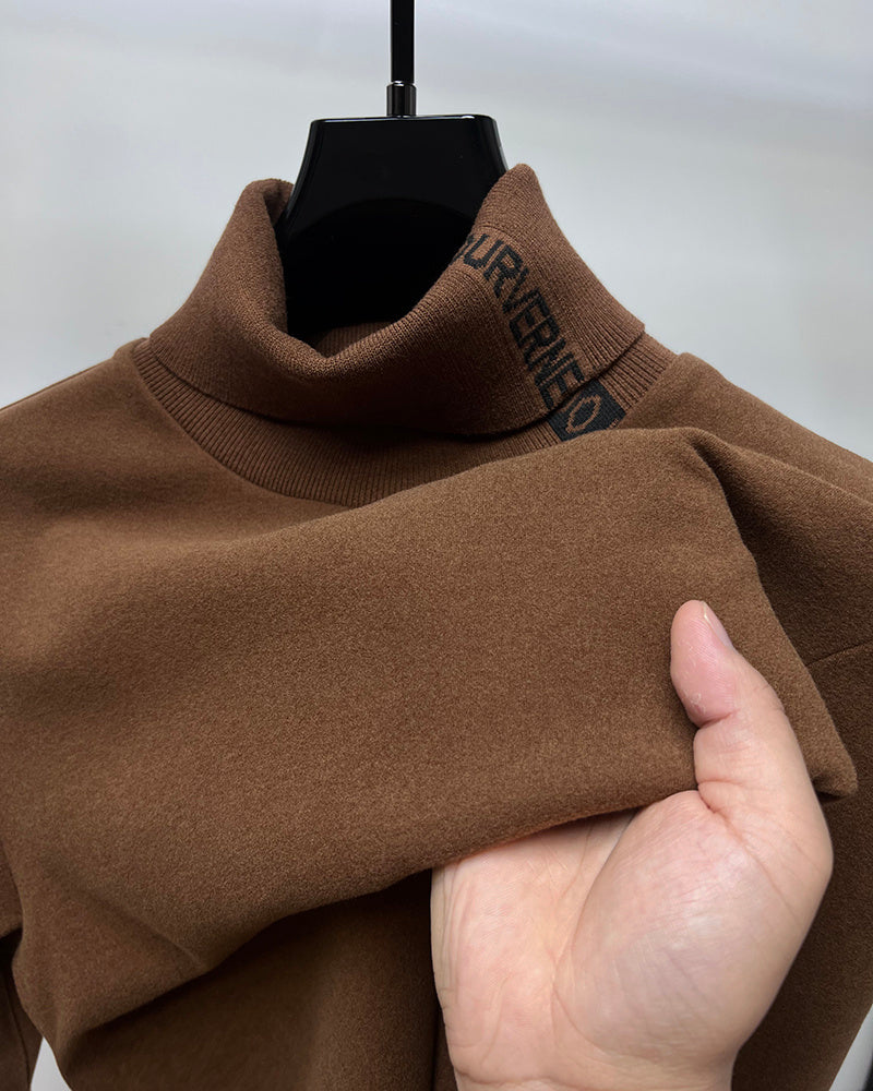Double-sided Dralon High Lapel Underwear Blouse Autumn And Winter