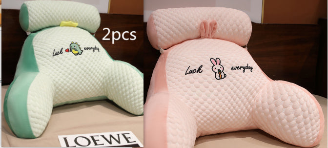 Triangle Reading Cushion - Fluffy Backrest Pillow