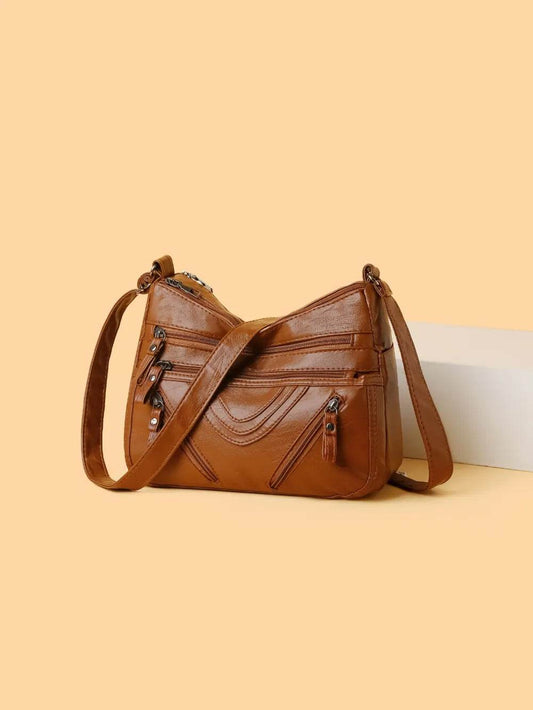 PU Multi-Compartment Crossbody Bag - Millivan supplies