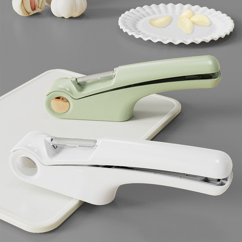 Manual Garlic Press - Multi-Function Kitchen Gadget Tool