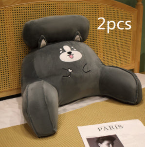 Triangle Reading Cushion - Fluffy Backrest Pillow