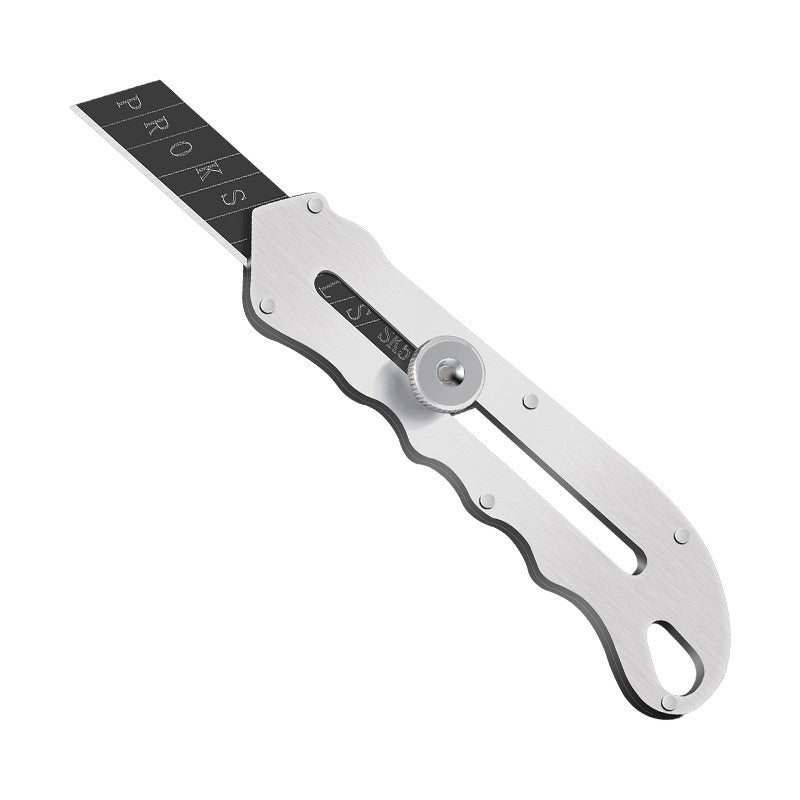 Stainless Steel Art Knife - Folding Utility Knife with 20 Blades