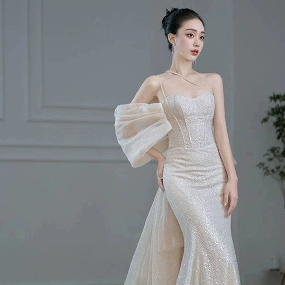 The Sable Fishtail Bridal Gown