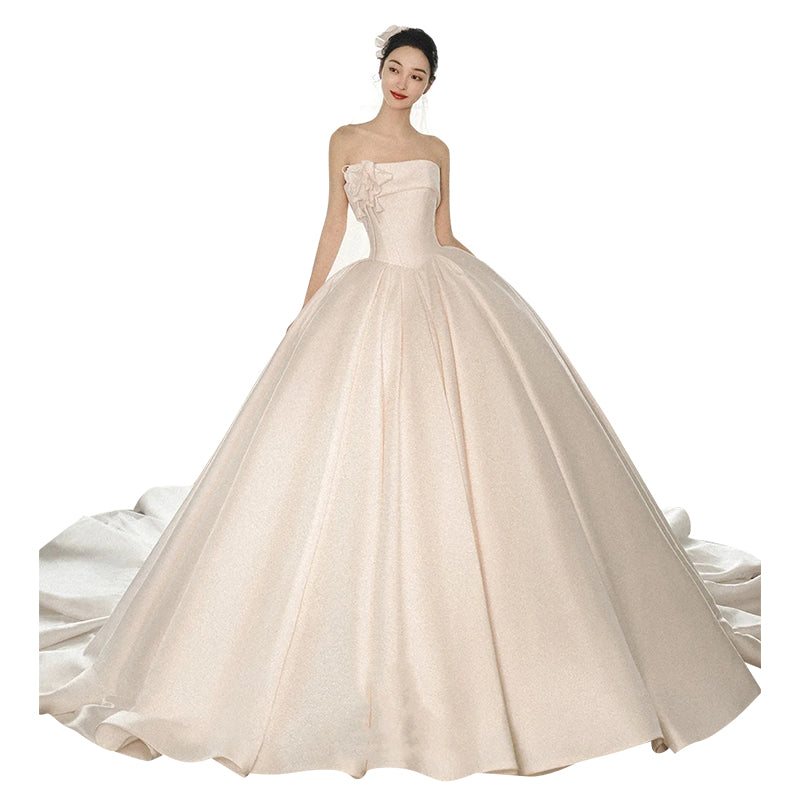 The Cathédrale Satin Bridal Gown