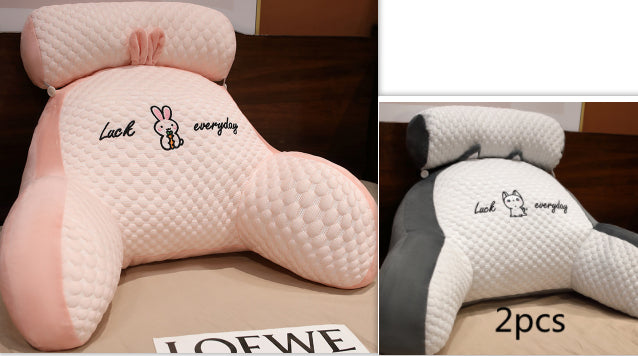 Triangle Reading Cushion - Fluffy Backrest Pillow