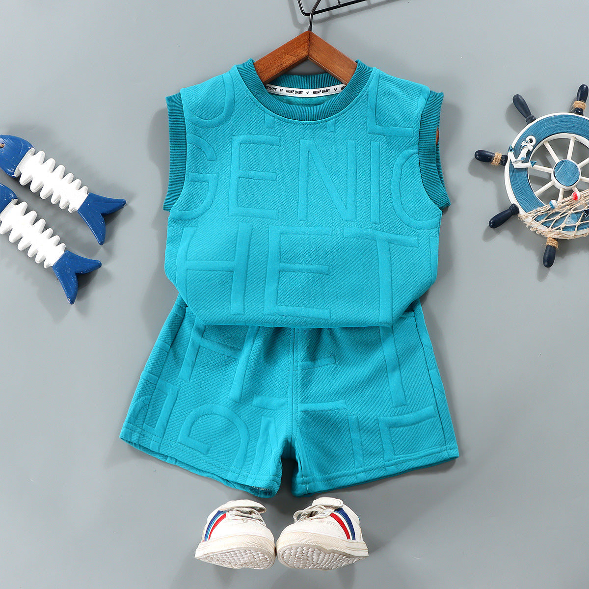 Stylish Baby Vest & Shorts Set - Western Style Summer Outfit