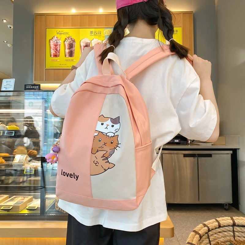 Shoulder Light Schoolbag Children Girls Students