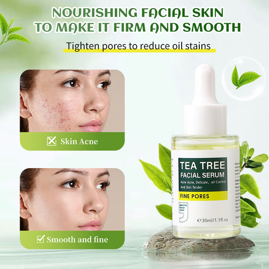 Tea Tree Facial Serum Nourishing Moisturizing Facial Liquid 30ml