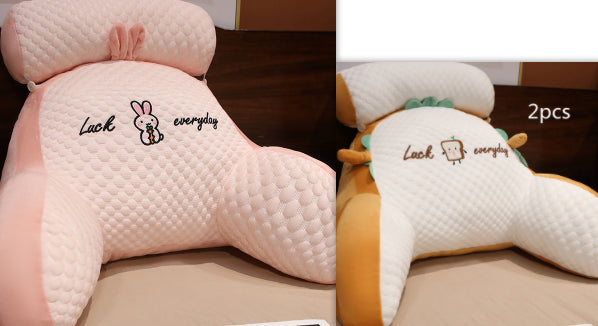 Triangle Reading Cushion - Fluffy Backrest Pillow